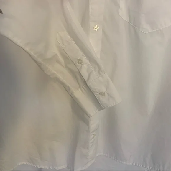 Madewell White Button Down Long Sleeve Top Womens Size Small - Picture 5 of 11